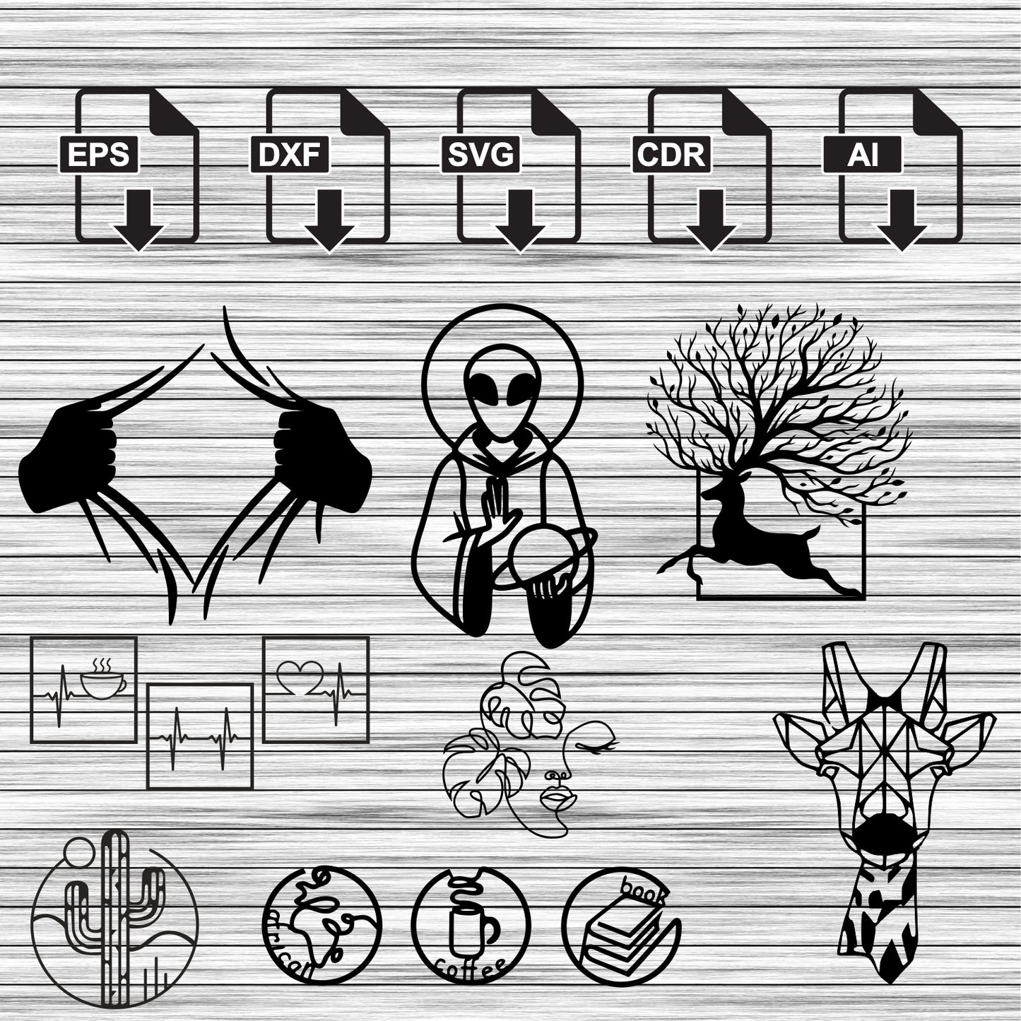 Wall Decor Bundle 100+ file Life Time Free Update