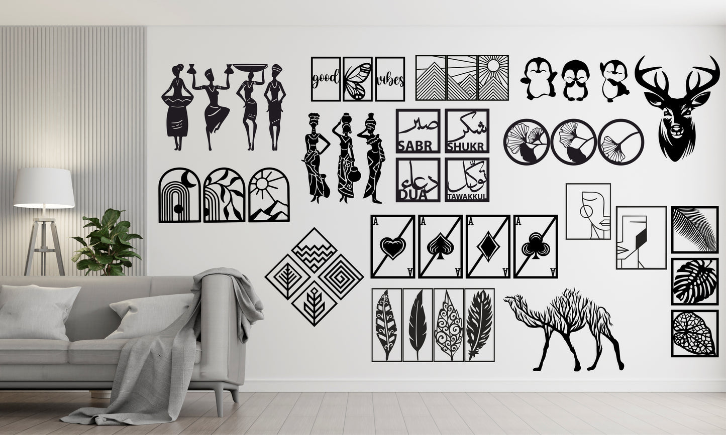 Wall Decor Bundle 100+ file Life Time Free Update