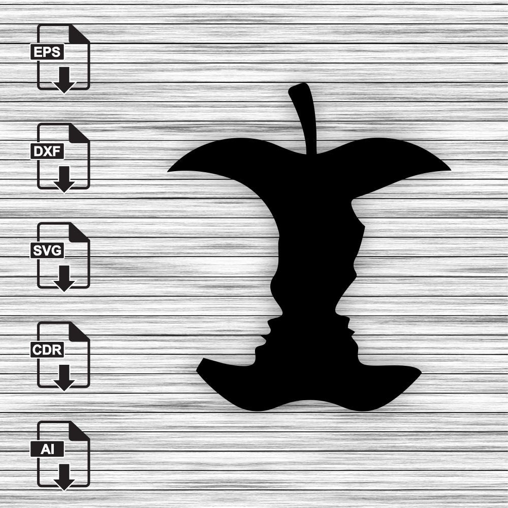 Couple with apple wall decor - WD-A1008