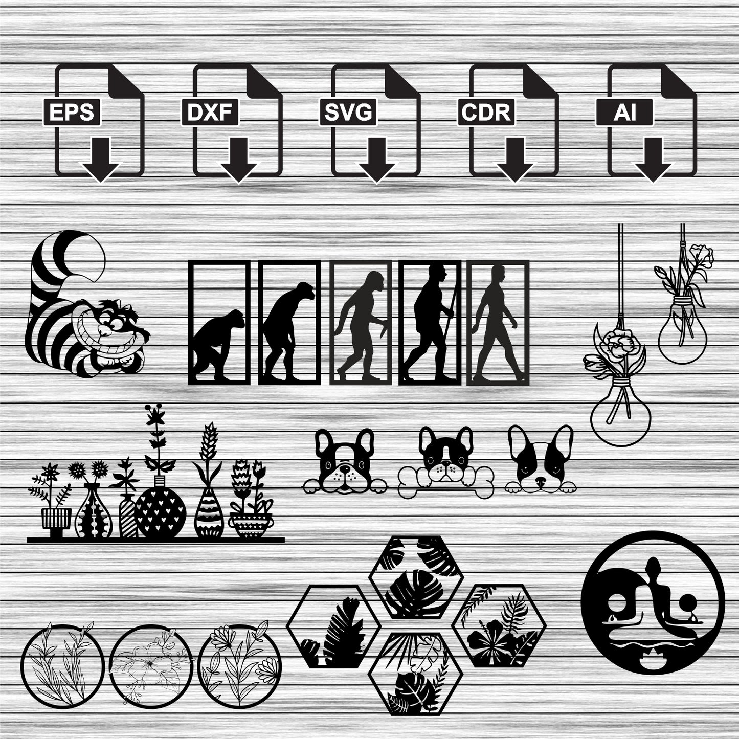 Wall Decor Bundle 100+ file Life Time Free Update