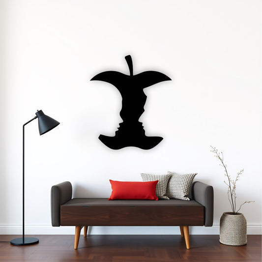 Couple with apple wall decor - WD-A1008