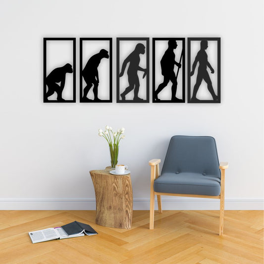 Human evolution wall decor - WD-A1011