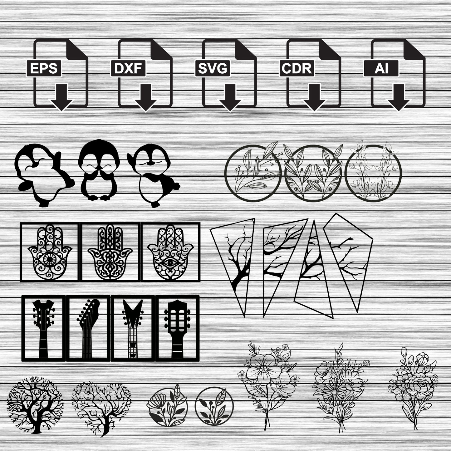 Wall Decor Bundle 100+ file Life Time Free Update
