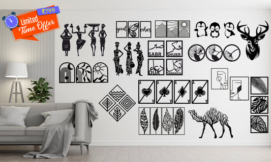 Wall Decor Bundle 100+ file Life Time Free Update