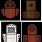 Laser cutting Pooja temple combo pk of 16+ designs