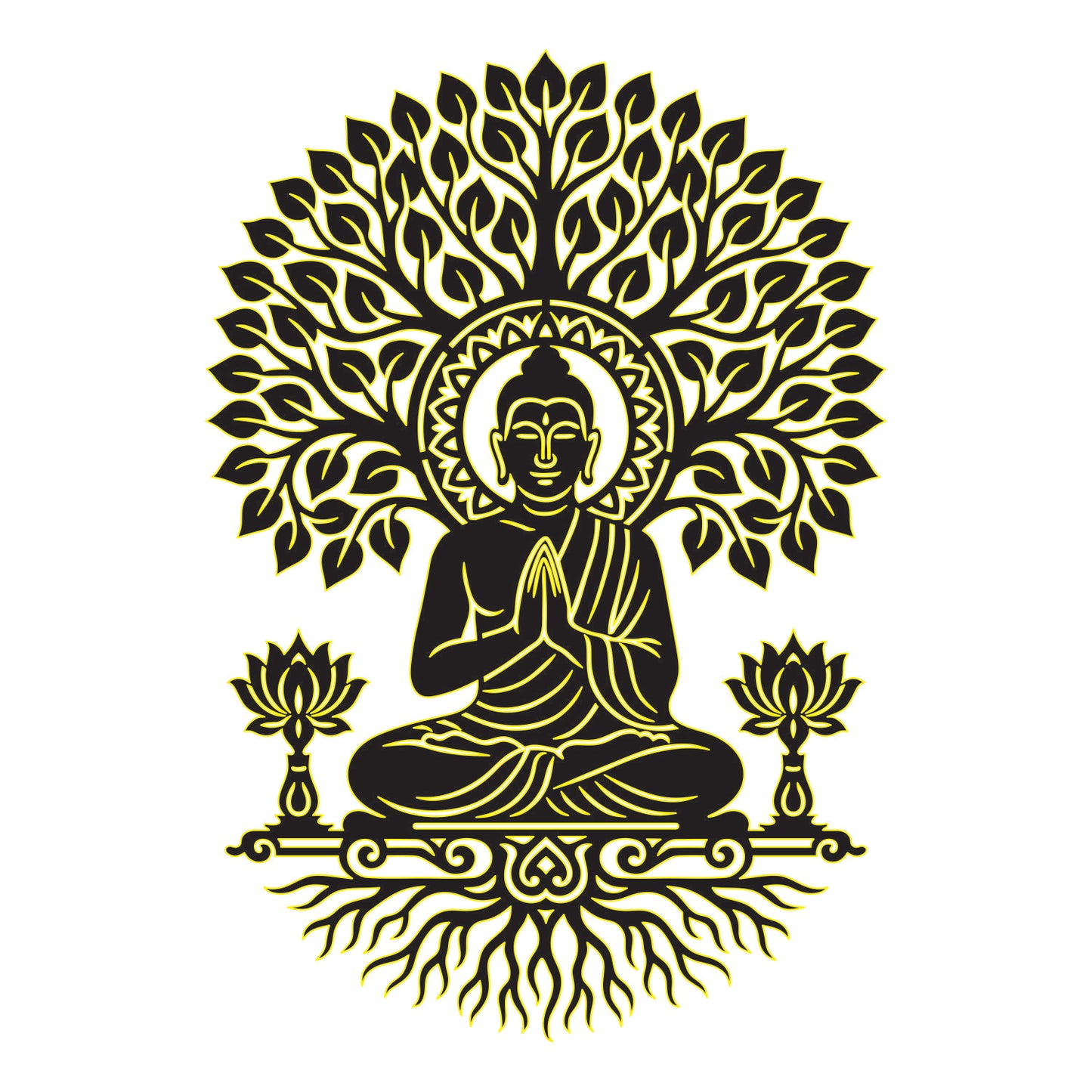 Buddha DXF File for CNC Laser & Plasma