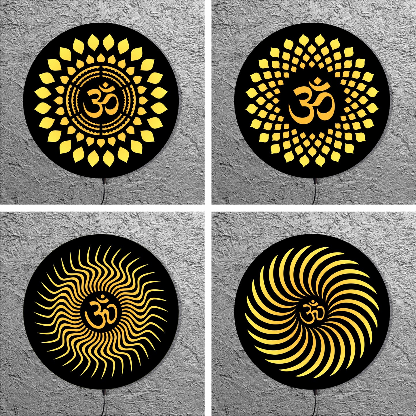 LED Wall Hanging Bundle – Ready to Cut DXF Files (13 Designs)