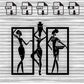 African women wall decor-WD-A1002