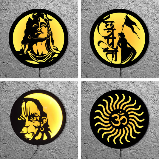 LED Wall Hanging Bundle – Ready to Cut DXF Files (13 Designs)