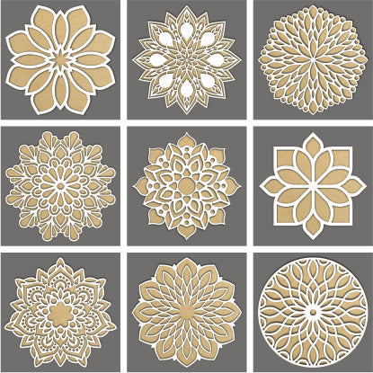 Viral Rangoli Design Bundle For Laser Machine - Ready to cut files