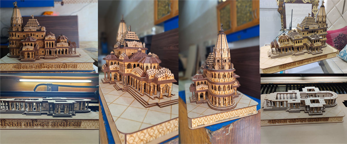 Temple Files Shree Ram Temple Files for Laser Machine - Ready To Cut – The Digi World