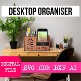 desktop organiser Ready to cut file- DXF-SVG- CDR- Ai - EPS